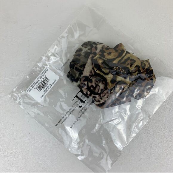 Noir Set of 3 animal Print Scrunchies NWT - Picture 5 of 6